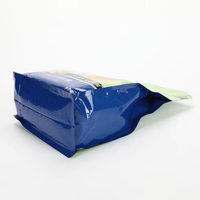 Pochette d'emballage transparente mate givrée imperméable imprimée sur mesure, sac en plastique refermable avec fermeture éclair PE pour aliments pour bébés