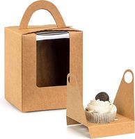 Vente en gros de kraft rigide écologique pour l'emballage des fruits et des raisins, emballage créatif portable pour cadeaux, laminage mat, gaufrage, revêtement UV