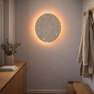 Applique murale en marbre naturel, luminaire mural moderne en pierre pour chambre à coucher, salon, couloir, lampe murale décorative - Product Image 3