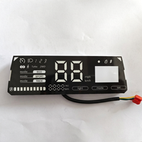 Layar LED Mini (140x42x7mm) untuk Skuter Listrik dan Sepeda Listrik Kukirin G2/G3/G4 dengan Mode ECO/SPORT/RACE