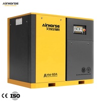 Bomba de Vacío de Tornillo Rotativo Sellada con Aceite Airhorse de 7.5kw-250kw, de Doble Tornillo, Rápida, 560m³/h, para Taller