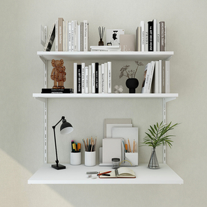 Treo Tường Modular Phòng Khách Lưu Trữ Kệ Tủ Quần Áo Kệ Hệ Thống Kim Loại Lưu Trữ Tổ Chức Lưu Trữ Tường Kệ - Product Image 1