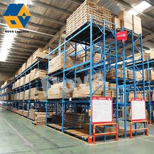Rayonnage à palettes sélectif robuste en acier métallique de qualité industrielle avec finition en peinture en poudre pour entrepôt, rayonnage de stockage empilable robuste - Product Image 3