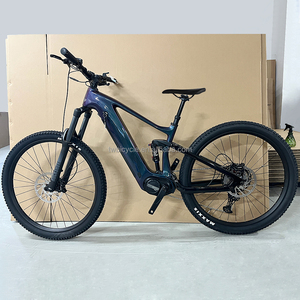 Bicicleta de Montaña 29er Em10 de Fibra de Carbono con Suspensión Completa M560 48v 500w 12 Velocidades Batería de Litio E-mtb Em10(m6100/12s+m560/500w - Product Image 1
