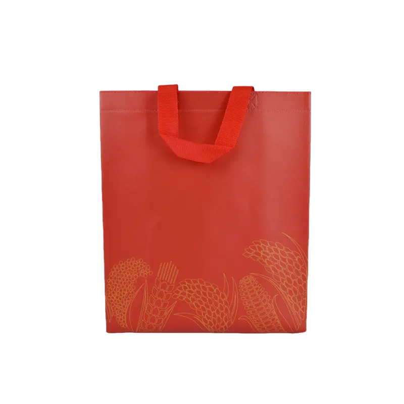 Factory Customized May Day Holiday Bag ,Film Covered Color Printing Non-Woven Fabric Hot Pressing Handbag Baijiu Bag