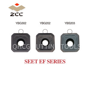 Ferramentas de Torneamento CNC ZCC YBG202 <span class=keywords><strong>SEET12T3</strong></span> EF Insertos de Metal Duro 100% Qualidade Original Insertos de Fresagem Indexáveis - Product Image 2