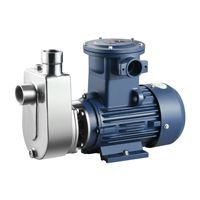 Pompe centrifuge auto-amorçante en acier inoxydable 304/316 haute pression 1,5 CV antidéflagrante pour lait de soja et alcool