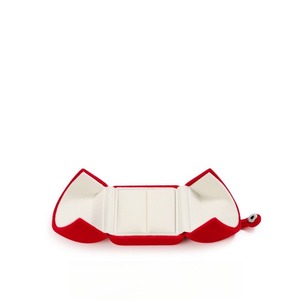 Custom Double button jewelry box, high-end velvet jewelry <b>storage</b> box, brand jewelry packaging box - Product Image 4