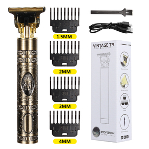 Tondeuse à Cheveux Professionnelle T9 de Barbier, Rechargeable Électrique Sans Fil USB, Lames en Acier Inoxydable Allemand, Étanchéité <span class=keywords><strong>IPX2</strong></span> pour Usage Domestique - Product Image 6