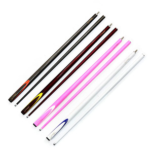 Premium <strong>4</strong> Colors 57inch 9-9.5mm Tip Fiberglass <strong>Graphite</strong> 1/2 Jointed Billiard Pool Cue - Product Image 1