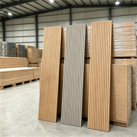 Panneaux acoustiques en bois écologiques pour l'intérieur, design 3D, lattes en bois, insonorisants, Akupanel cannelé pour la maison