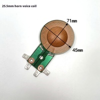 Bobine de tweeter en plastique et bobine de diaphragme pour haut-parleur 25.5 34.4 36 37.9 44.4 72.2 74.5 Core