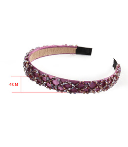 Nueva diadema de diamantes de moda con estilo barroco europeo y tendencia Ins. Diadema de diamantes creativa y sencilla con forma de gota de agua. - Product Image 6