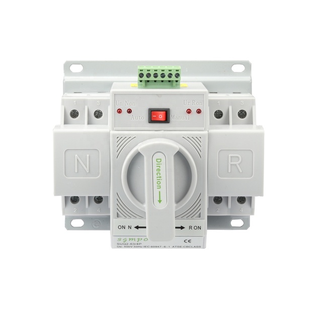 ATS Automatic Transfer Switch 63 Amps Single Phase Power Changeover AC Switches CB