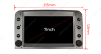 Lecteur audio multimédia MEKEDE avec plusieurs systèmes d'interface utilisateur intégrés, radio, Car-play Auto pour Alfa Romeo 147 GT 7 pouces 2005-2014