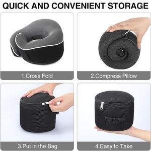 Лидер продаж, подушка для растяжки шеи из пены с эффектом памяти, Ортопедическая подушка для снятия боли в шее - Product Image 2