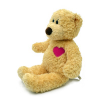 Ours en peluche avec coeur animaux en peluche mignons pour la Saint-Valentin ours en peluche doux peluche ours en peluche