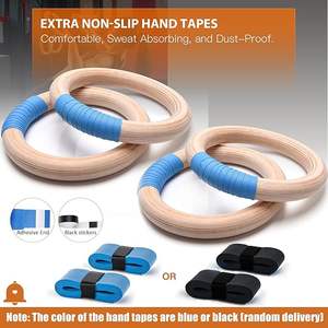 Anillas de Gimnasia Olímpicas de Madera Premium con Correas Ajustables - Product Image 5