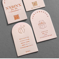 Cartes de visite personnalisées en typographie, en carton épais, cartes de remerciement pour la promotion de votre marque