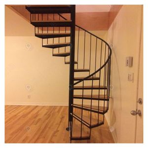 โรงงานไพรม่าในจีนขายโดยตรง<span class=keywords><strong>บันได</strong></span><span class=keywords><strong>วน</strong></span>ในร่มที่ทันสมัยและ<span class=keywords><strong>บันได</strong></span>หมุนที่มีโครงสร้างโลหะ - Product Image 2