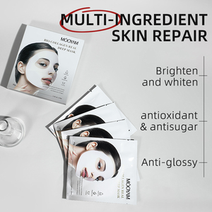 4 pièces/boîte OEM soins de la peau coréen absorbable blanchissant collagène glace Transparent blanchissant hydratant <span class=keywords><strong>BIO</strong></span> COLLAGÈNE réel masque profond - Product Image 5