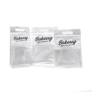 Sacs de boulangerie en PVC de qualité alimentaire thermoscellables pour produits de boulangerie, translucides, résistants à la graisse, à l'humidité, taille et logo personnalisables - Product Image 1