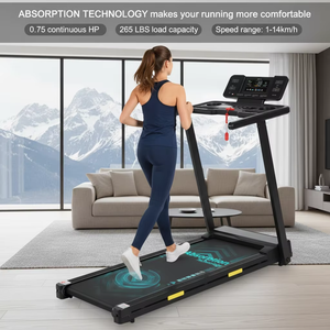 <span class=keywords><strong>Tapis</strong></span> roulant électrique <span class=keywords><strong>pliable</strong></span> <span class=keywords><strong>et</strong></span> compact avec écran LED <span class=keywords><strong>et</strong></span> barre <span class=keywords><strong>de</strong></span> guidage pour la <span class=keywords><strong>marche</strong></span> <span class=keywords><strong>et</strong></span> le fitness à domicile - Product Image 2