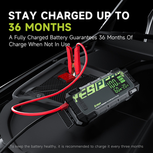 Многофункциональное портативное автомобильное пуско-зарядное устройство YESPER Armor, 3000 А, ускоритель пикового тока, быстрая замена, стартер 12 В - Product Image 3