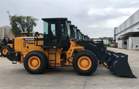 HL635L 122HP Front End Loader 1.7m³ Bucket 6000kg Full Turn Tipping Load untuk Penanganan Material