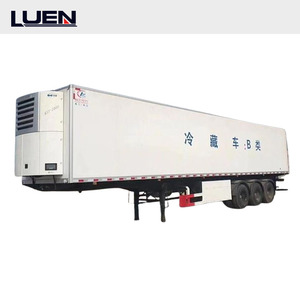 Second-hand 13m Length <strong>Refrigerator</strong> Food <strong>Trailer</strong> With Aluminum Box - Product Image 1
