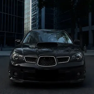 กระจังหน้ารถยนต์สำหรับ Impreza WRX STI รุ่นที่ 9 ปี 2006 2007 แบบรังผึ้ง พร้อมไฟตกแต่ง - Product Image 3