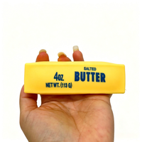 Jouet Squishy Beurre 4oz à Remontée Lente pour Enfants et Adultes, Jouet Squishy Beurre Fromage 4oz, Fidget Pad Beurre 4oz - Entrepôt USA