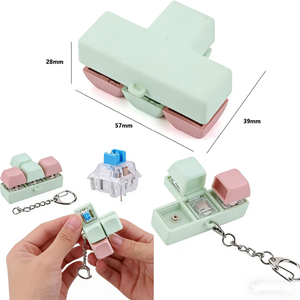 2026 New Arrival Novelty Anime Cartoon Acrylic Keycap Toy Keychain Pendant Custom Shapes Available