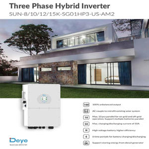 Onduleur Deye SUN-8/10/12/15K-SG01HP3-US-AM2 8kw 10kw 12kw 15kw Onduleur hybride triphasé Deye - Product Image 3