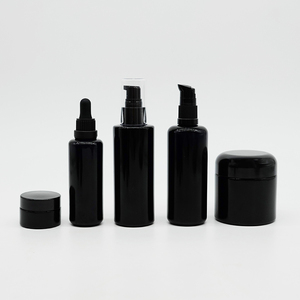 Sérum Bad Light Block 30ML UV Noir <span class=keywords><strong>Violet</strong></span> Bouteilles en verre d'huile essentielle avec compte-gouttes pour l'huile de sérum de soin de la peau - Product Image 6