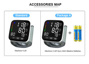 ALPHAMED Máquina de control de presión arterial gratis Medidor de presión arterial digital Medidor de presión arterial de muñeca Monitor Máquina BP - Product Image 2