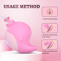 G-Punkt & Klitoris-Vibrator mit Leckzungen-Massagegerät Sexspielzeug mit Leck- und Vibrationsmodi für Sexuelles Vergnügen OEM-Fabrik