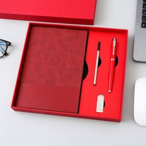 2025 Herringbone <b>Notebook</b> With Usb Flash and Pen Refill Business/Activities/Wedding Souvenirs for Guests Gift Sets - Product Image 2