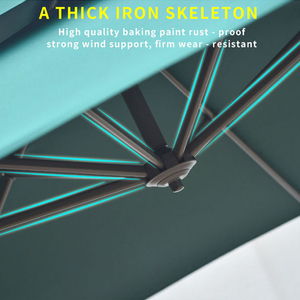 FEAMONT-Paraguas de lona en voladizo impermeable, nuevo diseño, sombrilla colgante de plátano hecha de pongee para jardín, Playa y Patio - Product Image 4