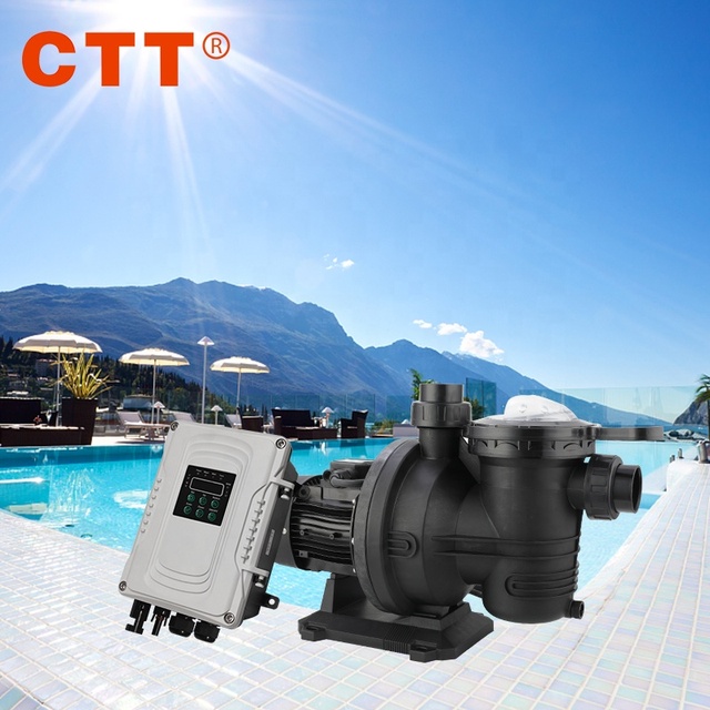 High Pressure 48V Solar Water Pump System 0.5kW for Swimming Pool & Pond with Brushless DC Motor Submersible