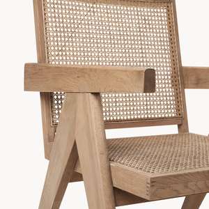 Chaise en bois de style nordique pour salle à manger, chaise d'appoint en bois <span class=keywords><strong>Jeanneret</strong></span> Chandigarh, meubles de salon - Product Image 5