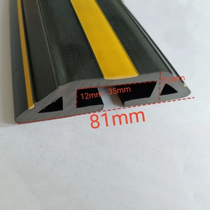 Venta al por mayor Flexible Oficina PVC TPE Piso Cable Cubierta Cable Trunking Conducto Cable de <span class=keywords><strong>goma</strong></span> Cable <span class=keywords><strong>Protector</strong></span> - Product Image 5