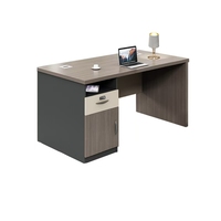 Escritorio Ejecutivo Moderno de Madera para Computadora, Muebles de Oficina con Cajones, Diseño Ecológico y Duradero para Oficina en Casa y Uso Escolar