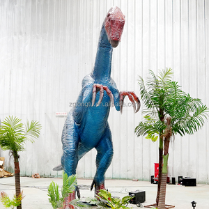 Dinosaure animatronique réaliste grandeur nature LONGTU, modèle <span class=keywords><strong>Therizinosaurus</strong></span> de 5 mètres pour parc d'attractions - Product Image 3