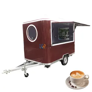 欧洲食品卡车咖啡食品工业设备玉米卷卡车移动小型快餐车比萨拖车