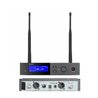 Système de sonorisation sans fil professionnel SLXD4 à double canal, microphone sans fil pour scène, véritable diversité sonore, microphone sans fil UHF