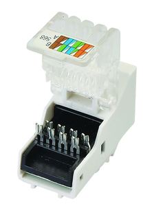 ตัวเชื่อมต่อสายแลน CAT5E แบบ 8 พิน UTP ไม่ต้องใช้เครื่องมือ RJ45-RJ45 คีย์สโตนแจ็ค  แบบเชื่อมต่อได้ง่าย - Product Image 2