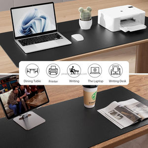 Large Leather Desk Mat Mouse <b>Pad</b> Premium Double Sided Leather Waterproof Heat Resistant Mice <b>Pad</b> for Office Gaming <b>Writing</b> - Product Image 2