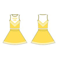 Uniforme de pom-pom girl sexy à logo personnalisé pour l'école pour femmes