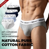 Sous-vêtements en bambou pour homme personnalisés, antibactériens, haute élasticité, sous-vêtements triangulaires pour homme, poche 3D, tailles S-2XL, maillots de bain, bikinis pour un usage quotidien